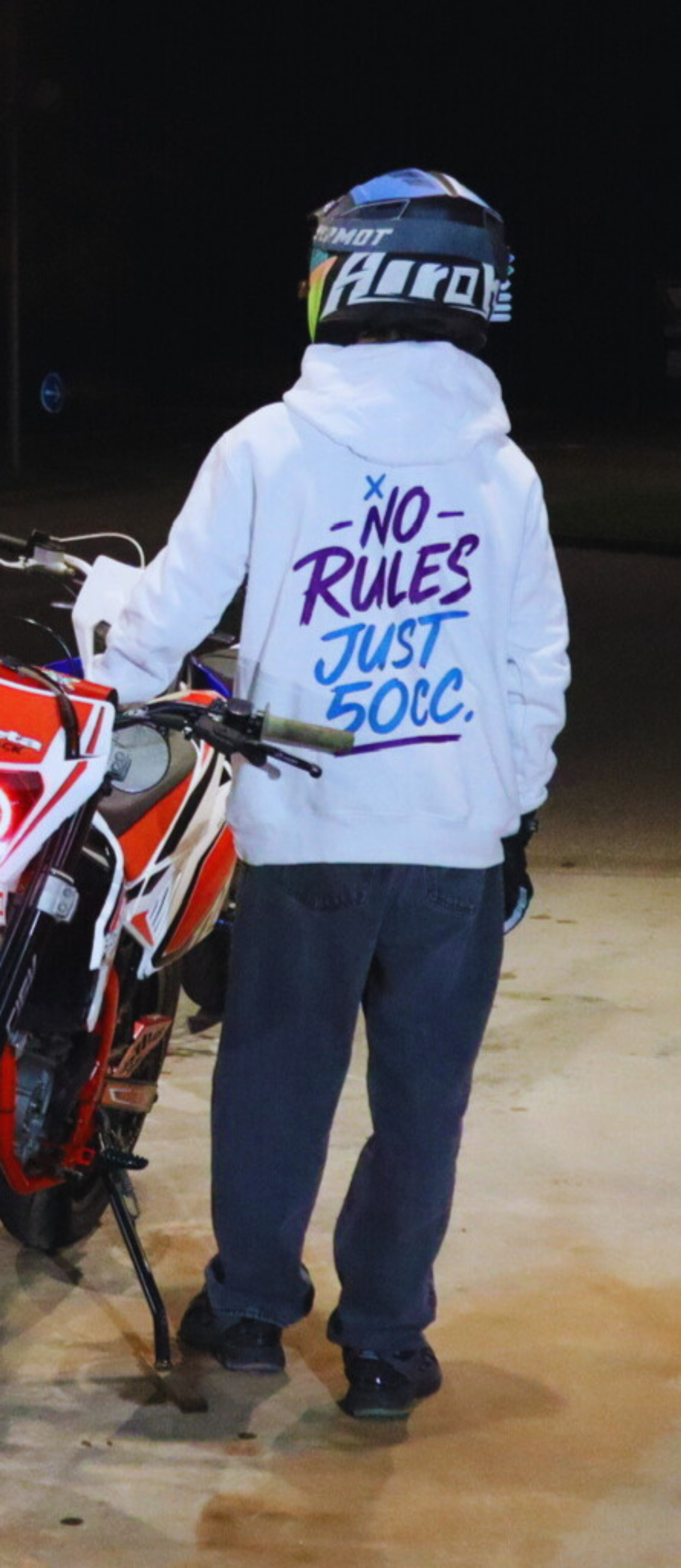 Sweat "JUST 50CC"